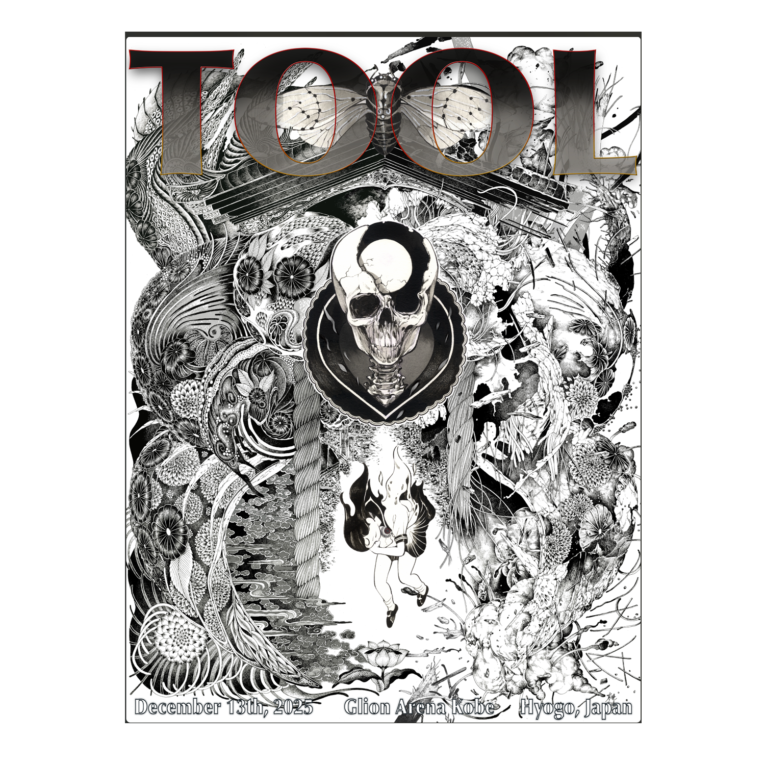 Tool - Hyogo, JP Event Poster - 12/13/2025 | Tool Band Store