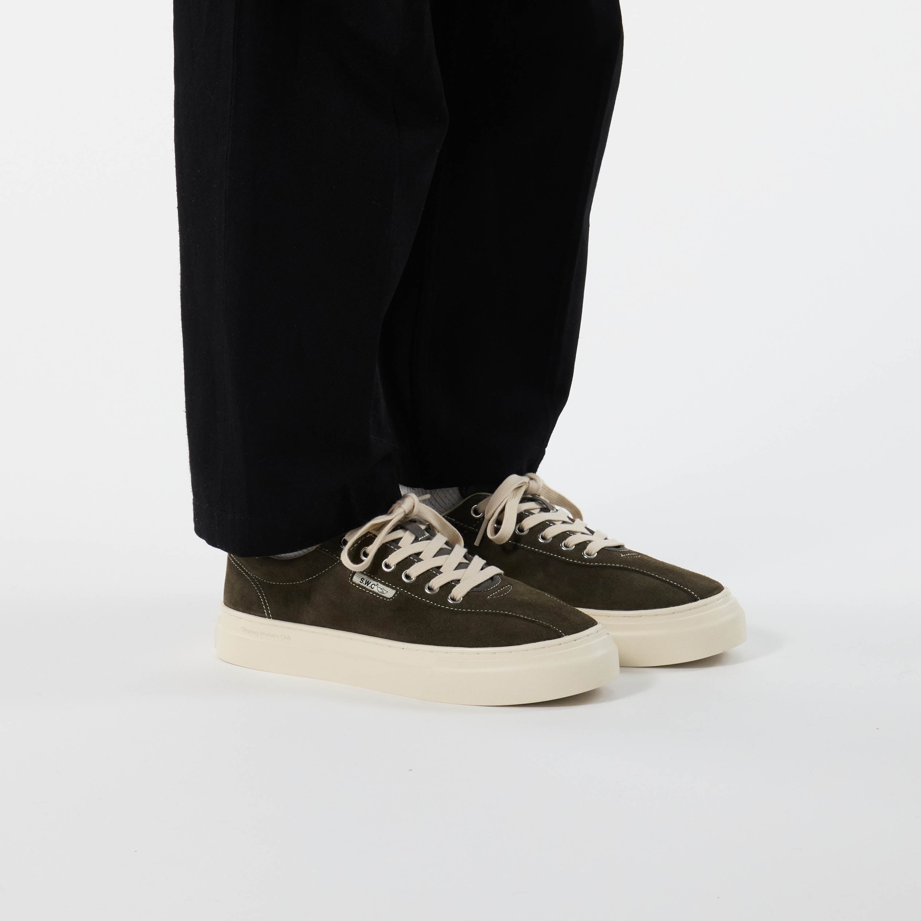 DELLOW 02 CUP SUEDE WOODLAND – S.W.C - Stepney Workers Club